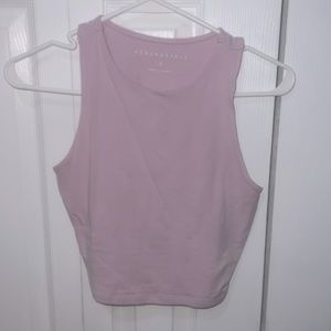 Purple crop top form Aero.